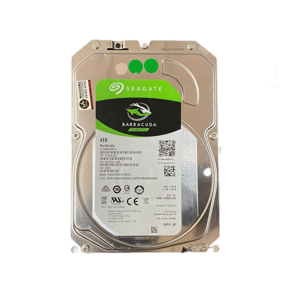 HDD (ฮาร์ดดิส) SEAGATE BARRACUDA COMPUTE 4TB สินค้ามือสอง มีประกันให้ ไม่มีกล่อง สินค้าพร้อมใช้งาน ⚡