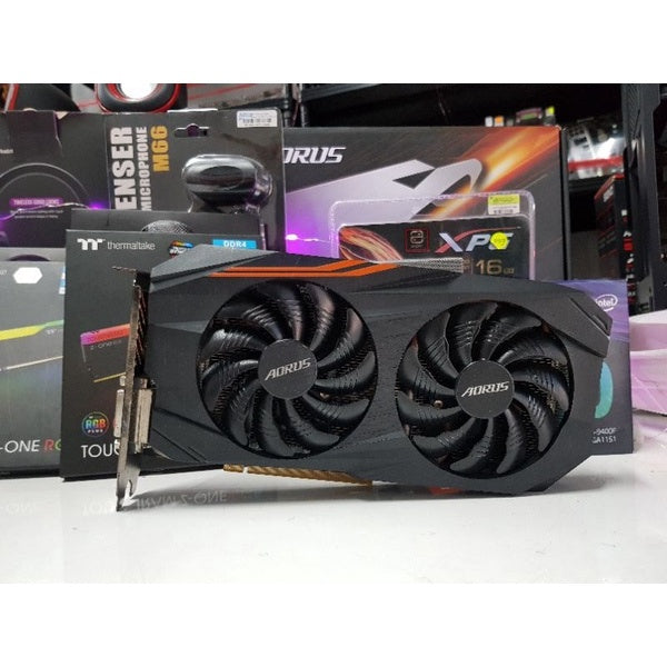 การ์ดจอ VGA GIGABYTE RX 580 AORUS 4GB GDDR5 สินค้ามือสอง ไม่มีกล่อง มีประกันร้านให้ 14 วัน MAXCOM