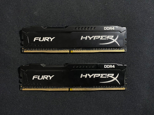 RAM FURY HYPER X DDR4 8GB 4*2 BUS2400 ( แรม ) สินค้ามือสอง มีประกันตลอดการใช้งาน MAXCOM