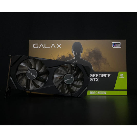 การ์ดจอ VGA GALAX GTX 1660SUPER OC 6GB GDDR6 สินค้ามือสอง ไม่มีกล่อง มีประกันศูนย์ JIB 11/2024 MAXCOM