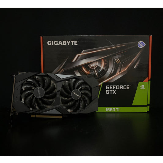 การ์ดจอ VGA GIGABYTE GTX 1660TI WINFORCE OC 8GB GDDR6 สินค้ามือสอง ไม่มีกล่อง มีประกันศูนย์ 11/2024 MAXCOM