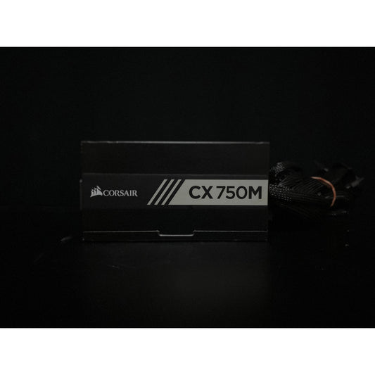 PSU พาวเวอร์ซัพพลาย CORSAIR CX750M 80+PLUS BRONZE แบรนชั้นนำ ใช้งานปกติ ราคาถูกๆ