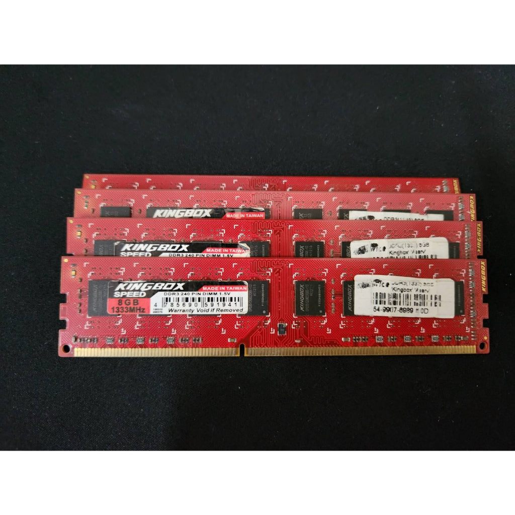 แรม RAM Kingbox Speed DDR3(1333) 8GB สินค้ามือ 2 ไม่มีกล่อง ประกันร้าน 14 วัน