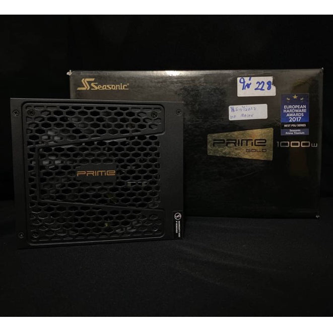 POWER PSU SEASONIC PRIME GOLD SSR-1000GD 1000W +80PLUS GOLD พาวเวอร์ สินค้ามือสอง มีประกันร้าน 14 วัน MAXCOM