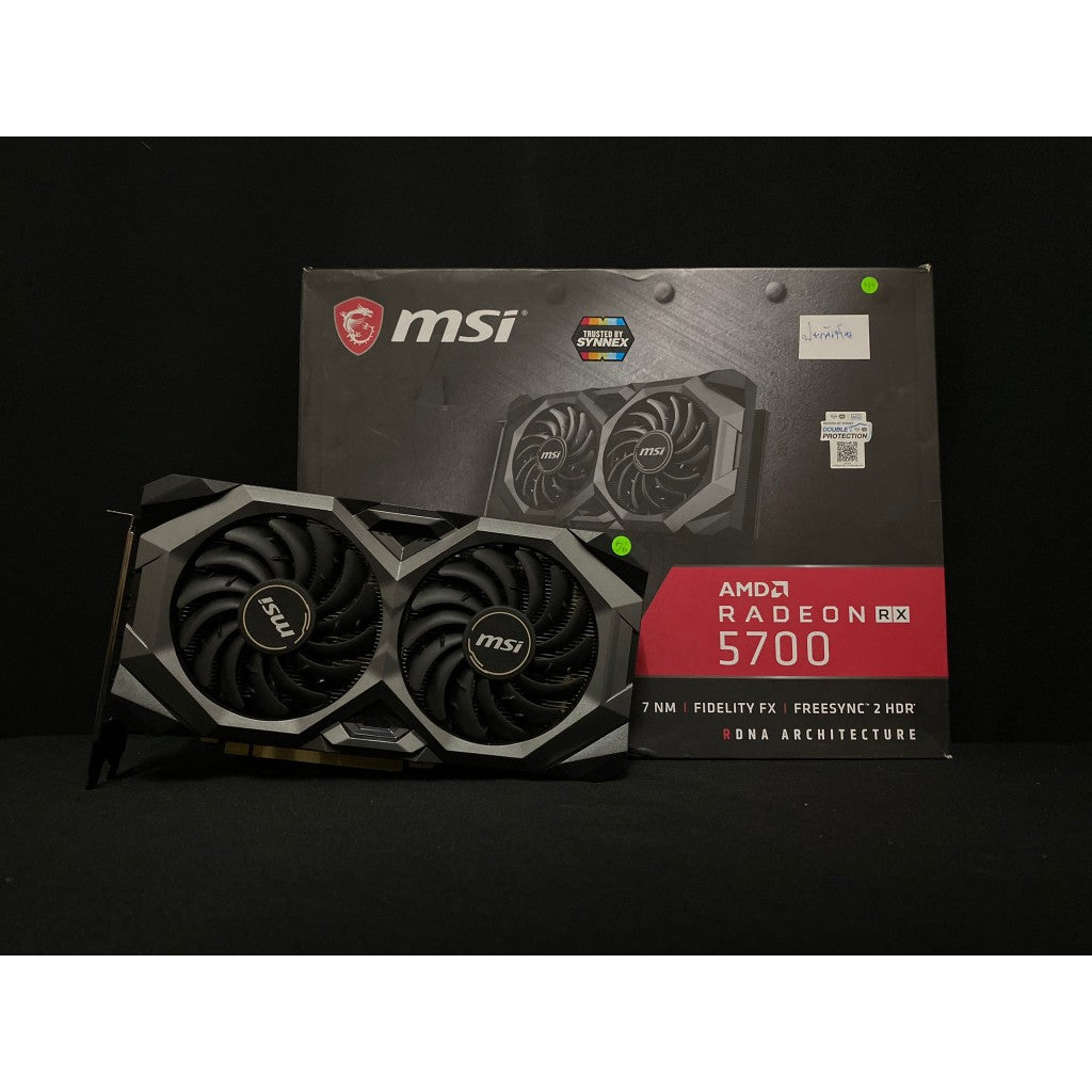 การ์ดจอ VGA MSI RX 5700 MECH OC 8GB GDDR6 สินค้ามือสอง ไม่มีกล่อง มีประกันร้าน 14 วัน MAXCOM