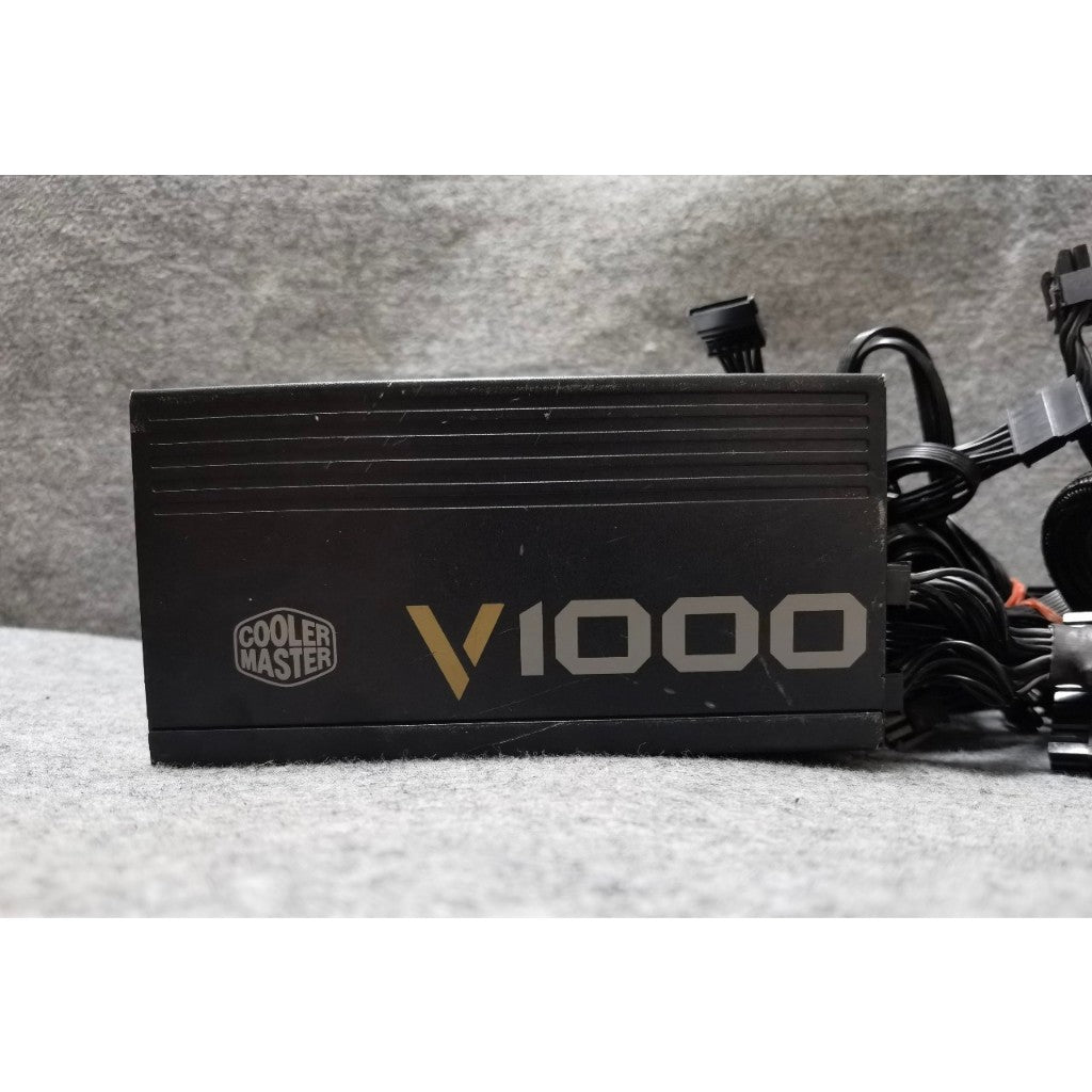 POWER PSU COOLER MASTER V1000 1000W 80+ GOLD สินค้ามือสอง สายไม่ครบ ประกันร้านให้ 14 DAY MAXCOM