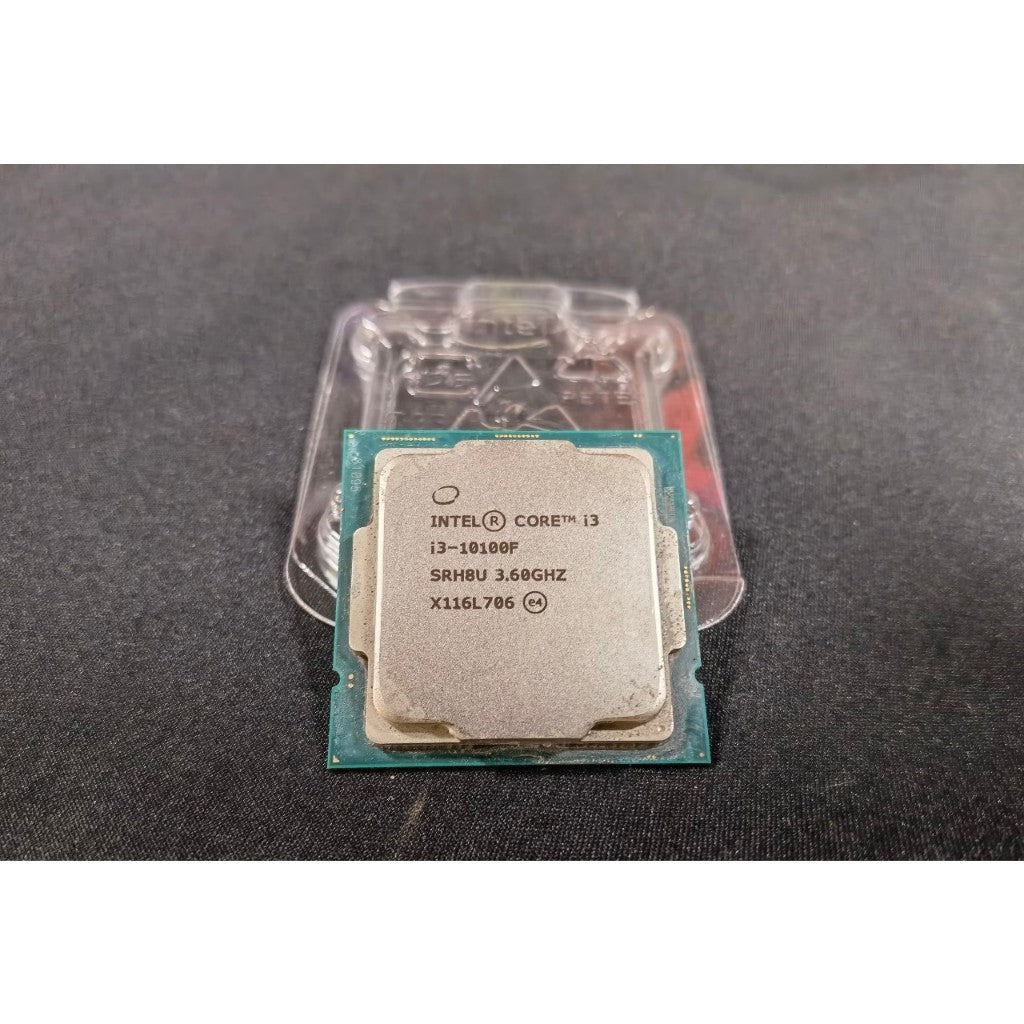 CPU INTEL CORE I3 10100F 3.60 GHz 4CORE 8THREAD ซีพียู รองรับเมนบอร์ด SOCKET 1200 สินค้ามือสอง ประกันร้าน 14 DAY MAX