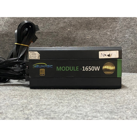 POWER PSU NEWMAGIC FULL MODULAR MODULE 1650W +80 PLUS GOLD สินค้ามือสอง ใช้งานได้ปกติ มีประกันร้าน 14 วัน MAXCOM