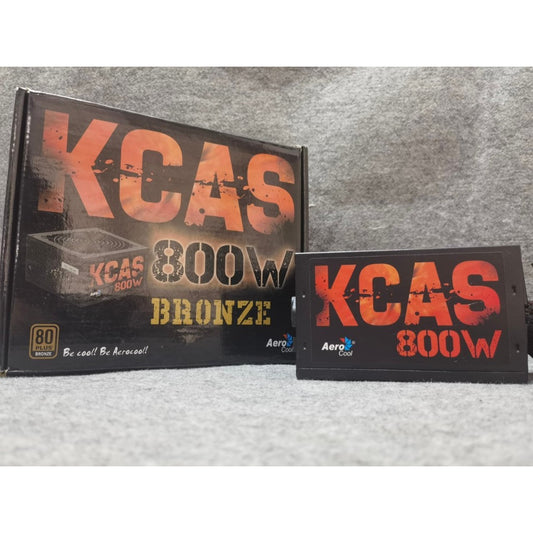 POWER PSU AEROCOOL KCAS 800W +80 PLUS BONZE พาวเวอร์ สินค้ามือสอง มีกล่อง ใช้งานได้ปกติ มีประกันร้านให้ 14 วัน MAXCOM