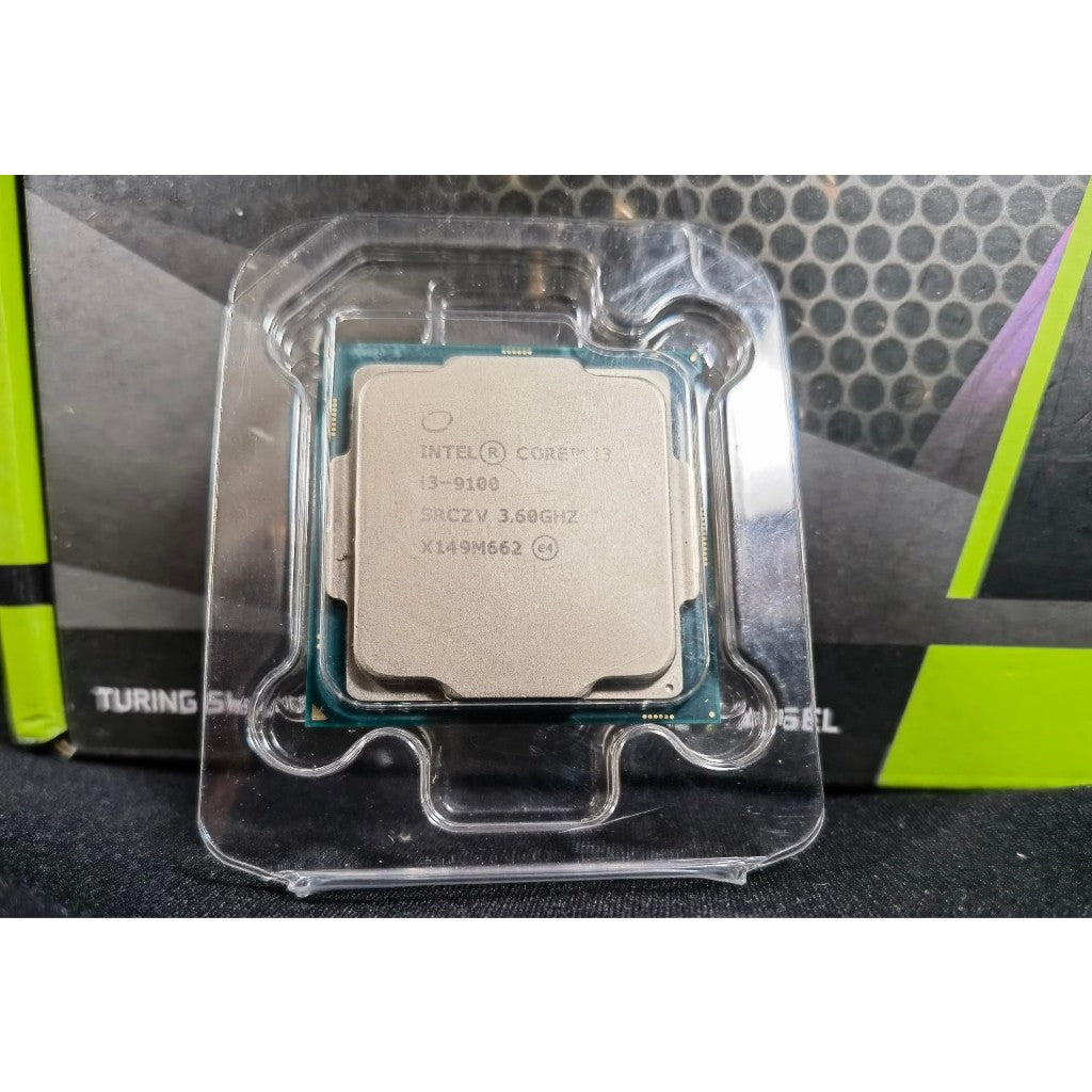 CPU INTEL CORE I3 9100 3.60 GHz 4CORE 4THREAD ซีพียู รองรับเมนบอร์ด SOCKET 1151 สินค้ามือสอง ประกันร้าน 14 DAY MAXCOM