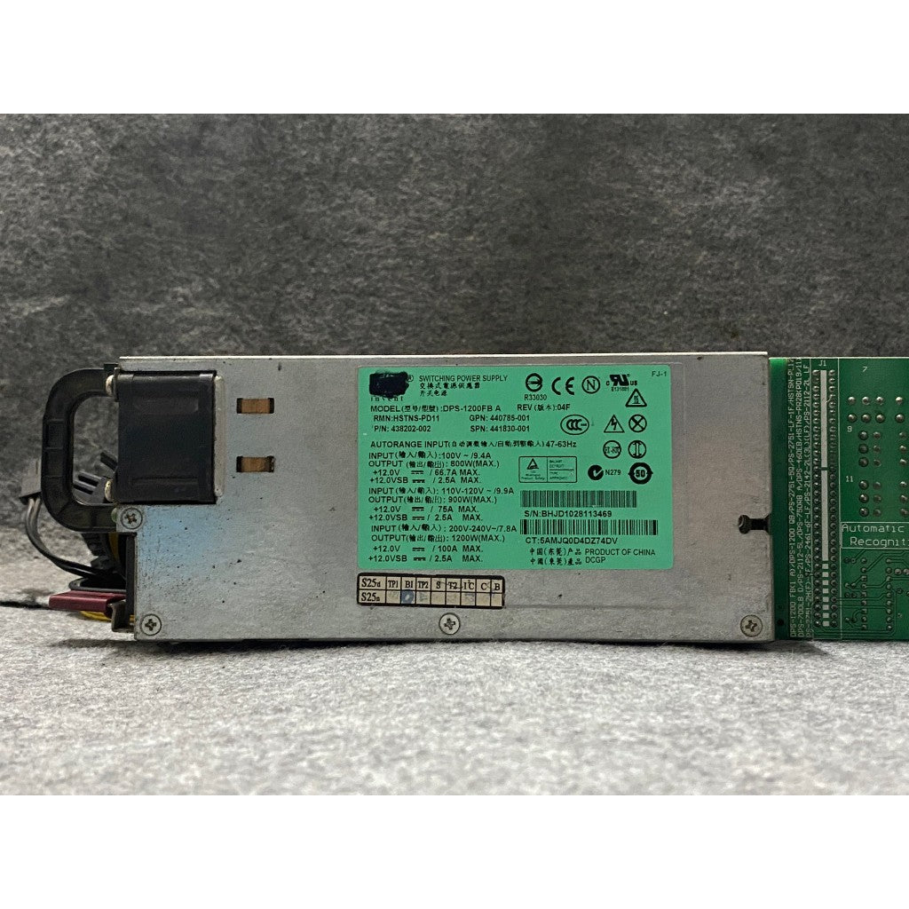 POWER PSU HP SWITCHING POWER DSP-1200FB A 1200W สินค้ามือสอง ใช้งานได้ปกติ มีประกันร้าน 14 วัน MAXCOM