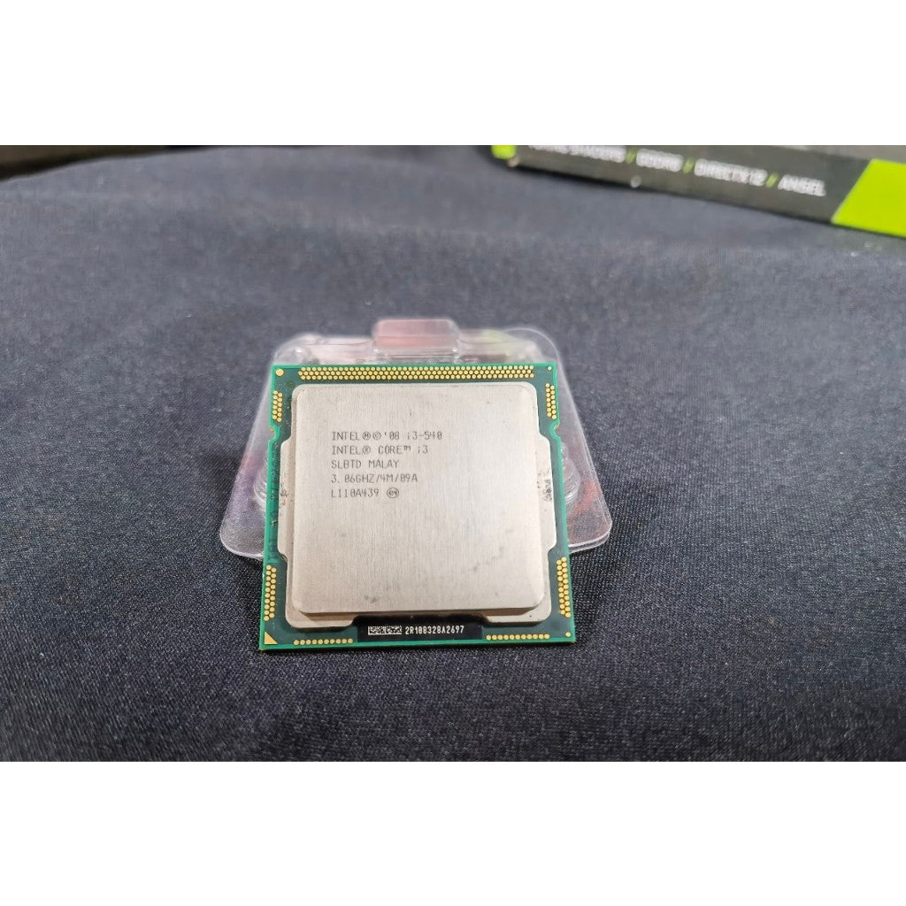 CPU INTEL CORE I3 540 3.06 GHz 2CORE 4THREAD ซีพียู รองรับเมนบอร์ด SOCKET 1156 สินค้ามือสอง ประกันร้าน 14 DAY