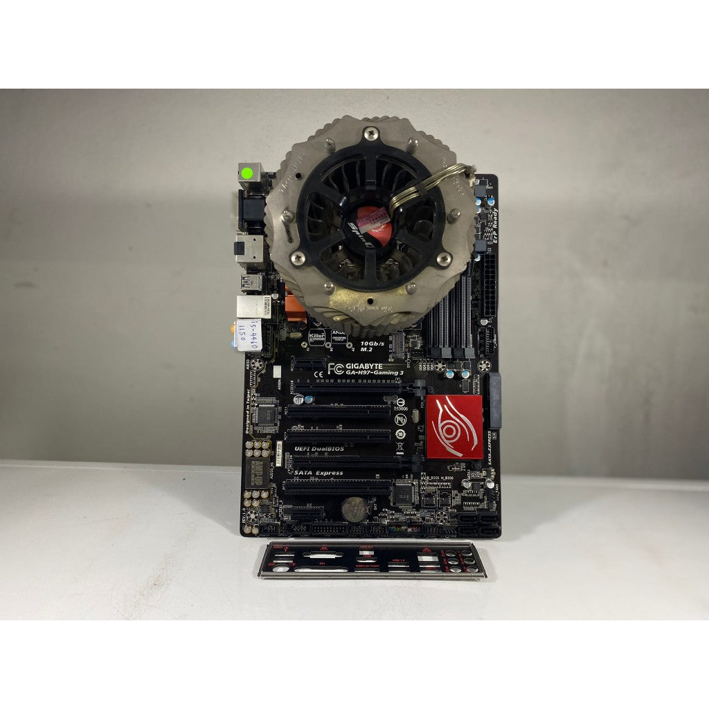 ชุดเซ็ตซีพียู+บอร์ด : CPU INTEL I5 4460 + GIGABYTE GA-H97 GAMING3 SOCKET1150 สินค้ามีเพทหลัง สินค้ามือสอง มีประกันร้าน