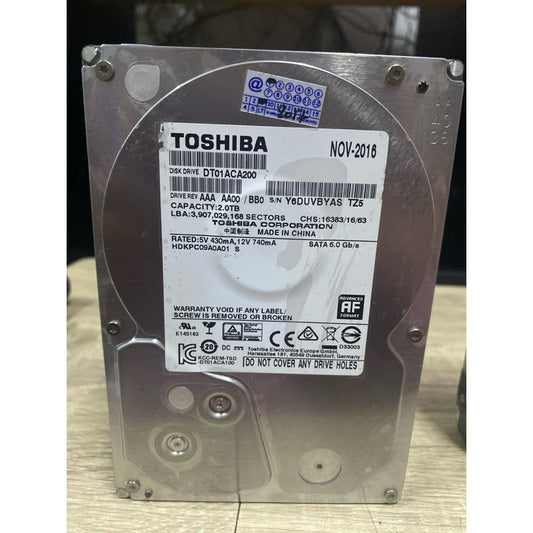 HDD 1TB /2TB(ฮาร์ดดิส) TOSHIBA  อยากให้คอมลื้นๆ ขอเเนะนำ จะโหลดเกม/ขุดเหรียญ ก็สบาย สั่งเลย +1🎁