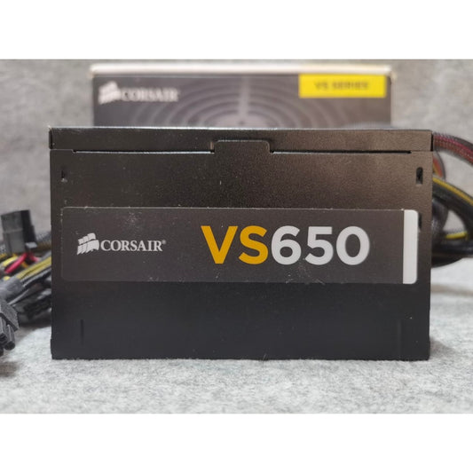 POWER PSU CORSAIR VS650 650W +80 PLUS BONZE พาวเวอร์ สินค้ามือสอง ใช้งานได้ปกติ ประกันร้าน 14 วัน MAXCOM