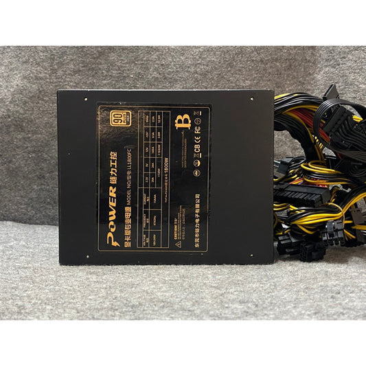 POWER PSU BITCOIN POWER LL1800FC 1800W +90 PLUS GOLD สินค้ามือสอง ใช้งานได้ปกติ มีประกันร้าน 14 วัน MAXCOM